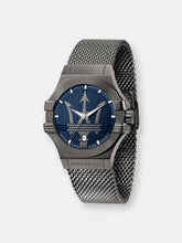 Load image into Gallery viewer, Maserati Men&#39;s Potenza R8853108005 Grey Stainless-Steel Quartz Dress Watch
