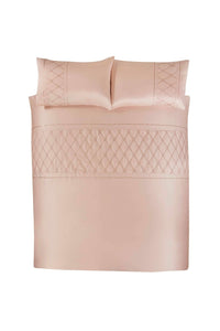 Monaco Duvet Set  (UK - Single) - Blush