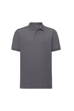 Load image into Gallery viewer, Russell Mens Tailored Stretch Pique Polo Shirt (Convoy Grey)