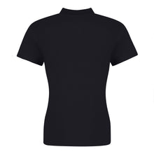 Load image into Gallery viewer, AWDis Just Polos Womens/Ladies The 100 Girlie Polo Shirt (Deep Black)