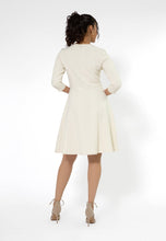 Load image into Gallery viewer, Katherine Fit And Flare Dress - Ivory