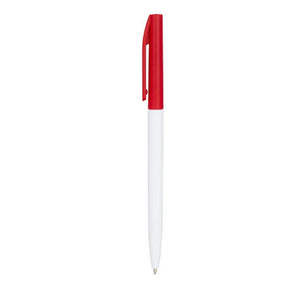 Bullet Mondriane Two Tone Ballpoint Pen (Red) (One Size)