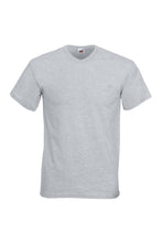 Load image into Gallery viewer, Fruit Of The Loom Mens Valueweight V-Neck T-Short Sleeve T-Shirt (Heather Gray)