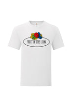 Load image into Gallery viewer, Fruit of the Loom Mens Vintage Big Logo T-Shirt (White)