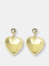 Load image into Gallery viewer, Beaded Heart Studs