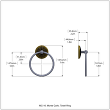 Load image into Gallery viewer, Monte Carlo Collection Towel Ring