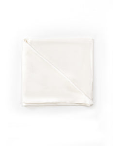 White 100% Silk Bed Sheet