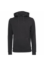 Load image into Gallery viewer, Build Your Brand Mens Heavy Pullover Hoodie (Black)