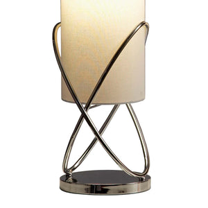 Nova of California Internal 27" Table Lamp in Chrome with Dimmer Switch