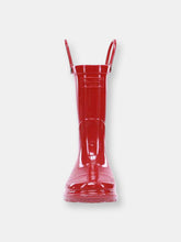 Load image into Gallery viewer, Kids PVC Lighted Rain Boot - Red