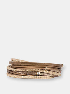 Segovia Double Wrap Leather Bracelet