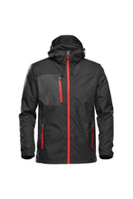 Load image into Gallery viewer, Stormtech Mens Olympia Shell Jacket (Black/Bright Red)