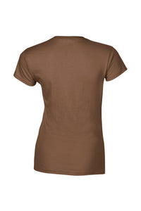 Gildan Ladies Soft Style Short Sleeve T-Shirt (Chestnut)
