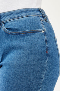 Ase Plus - High Rise Straight Jean - Pacific