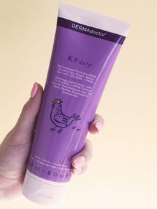 KP Duty Dermatologist Formulated Body Scrub Exfoliant for Keratosis Pilaris and Dry, Rough, Bumpy Skin with 10% AHAs + PHAs