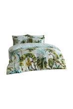 Load image into Gallery viewer, Paoletti Forsteriana Palm Tree Duvet Set (Multicolored) (Queen) (UK - King)