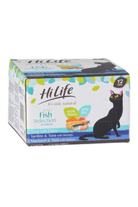 Hilife Its Only Natural Luxury Fish Selection In Sauce Cat Food (Pack Of 12) (May Vary) (One Size)
