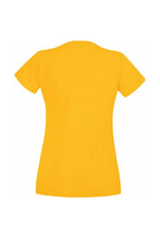 Load image into Gallery viewer, Fruit Of The Loom Ladies/Womens Lady-Fit Valueweight Short Sleeve T-Shirt (Sunflower)