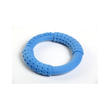 Load image into Gallery viewer, Kiwi Walker Lets Play Dog Ring Toy (Blue) (13cm)