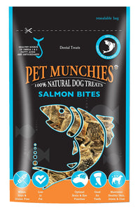 Pet Munchies Natural Salmon Bites Dog Treats (May Vary) (3.2oz)
