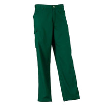 Load image into Gallery viewer, Russell Workwear Mens Polycotton Twill Trouser / Pants (Long) (Bottle Green)