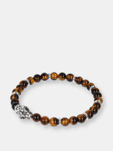 Load image into Gallery viewer, Elastic Bracelet with Stones and Snake Head