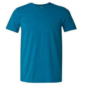 Gildan Mens Short Sleeve Soft-Style T-Shirt (Antique Sapphire)