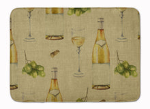 Load image into Gallery viewer, 19 in x 27 in White Wine on Linen Machine Washable Memory Foam Mat