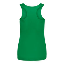 Load image into Gallery viewer, Just Cool Girlie Fit Sports Ladies Vest / Tank Top (Kelly Green)