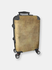 Antique Map Image on A Suitcase