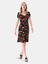 Load image into Gallery viewer, Sweetheart Dress in Poppy Black
