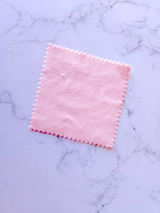 Pink Polish Cloth For Jewelry