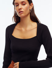 Load image into Gallery viewer, Laila Mixed Rib Scoop Neck Top