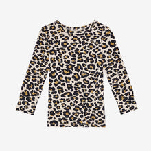 Load image into Gallery viewer, Lana Leopard Tan Long Sleeve Pajamas