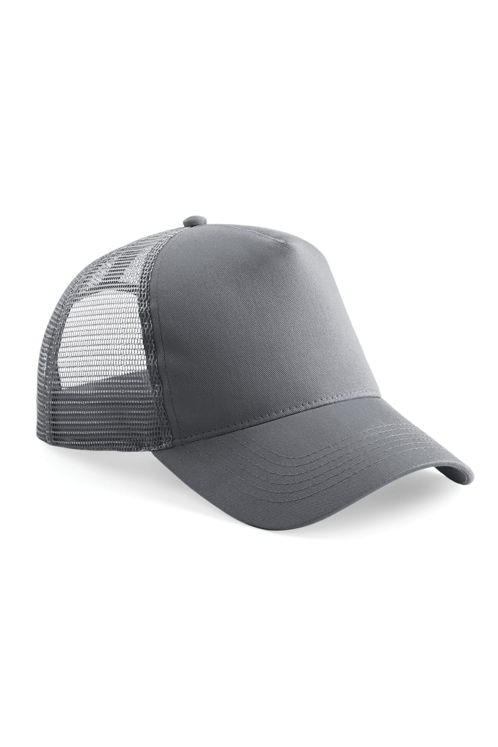 Beechfield Mens Half Mesh Trucker Cap/Headwear (Graphite Grey/Graphite Grey)