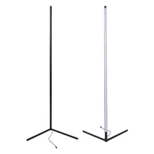 Load image into Gallery viewer, 57 in. Black LED RGB Floor Lamp