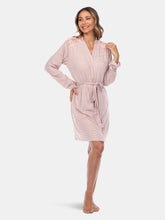 Load image into Gallery viewer, 3 Piece Striped Pajama &amp; Robe Set