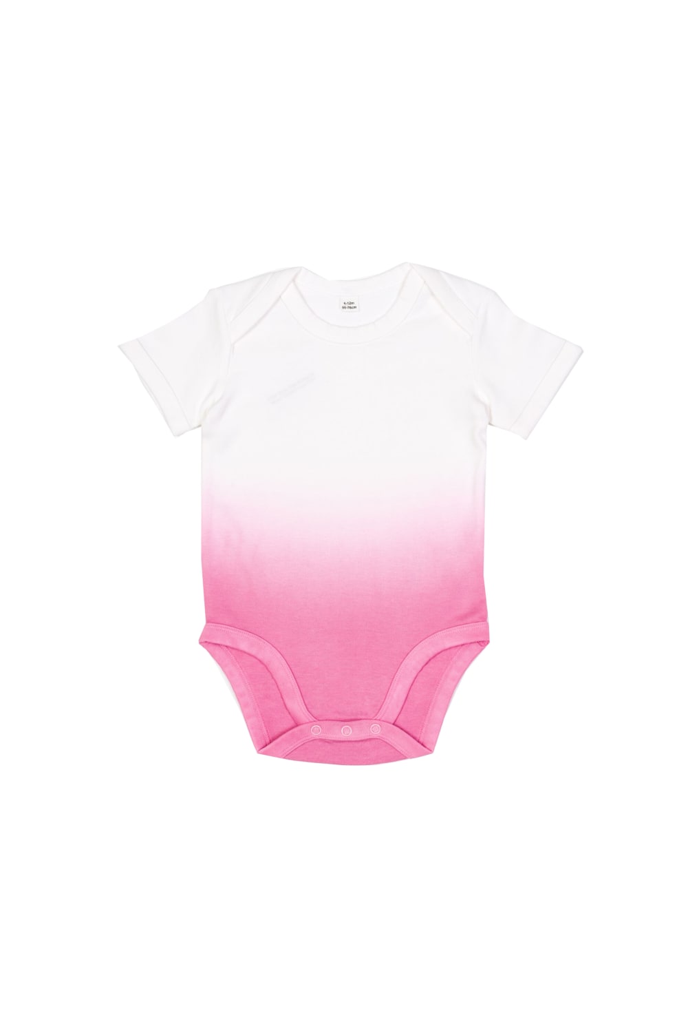 Babybugz Unisex Baby Dips Bodysuit (White/Bubblegum Pink)