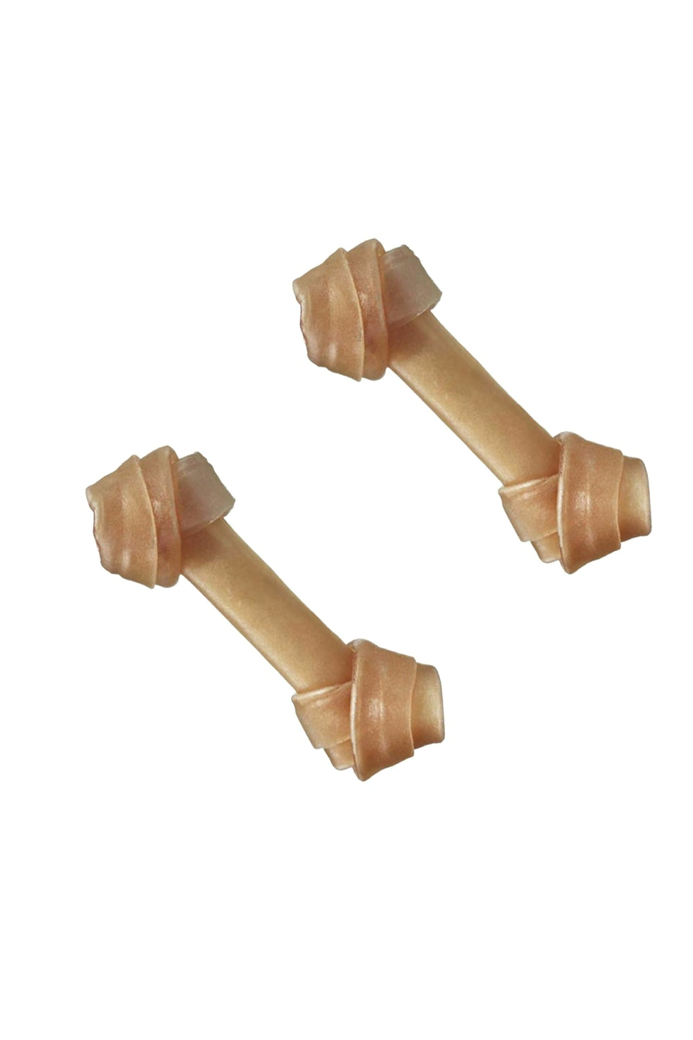 PPI Rawhide Chew Knot Dog treat (Pack Of 10) (Rawhide) (One Size)