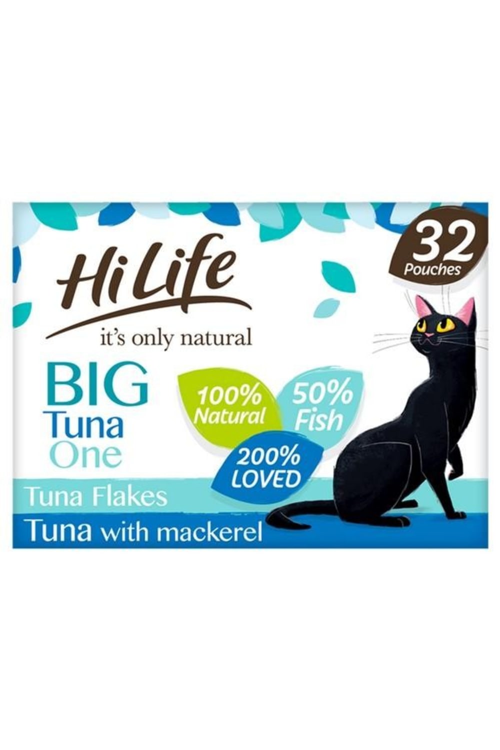 HiLife Its Only Natural Big Tuna One Cat Food In Jelly (32 x 0.15lbs Pouches) (May Vary) (One Size)