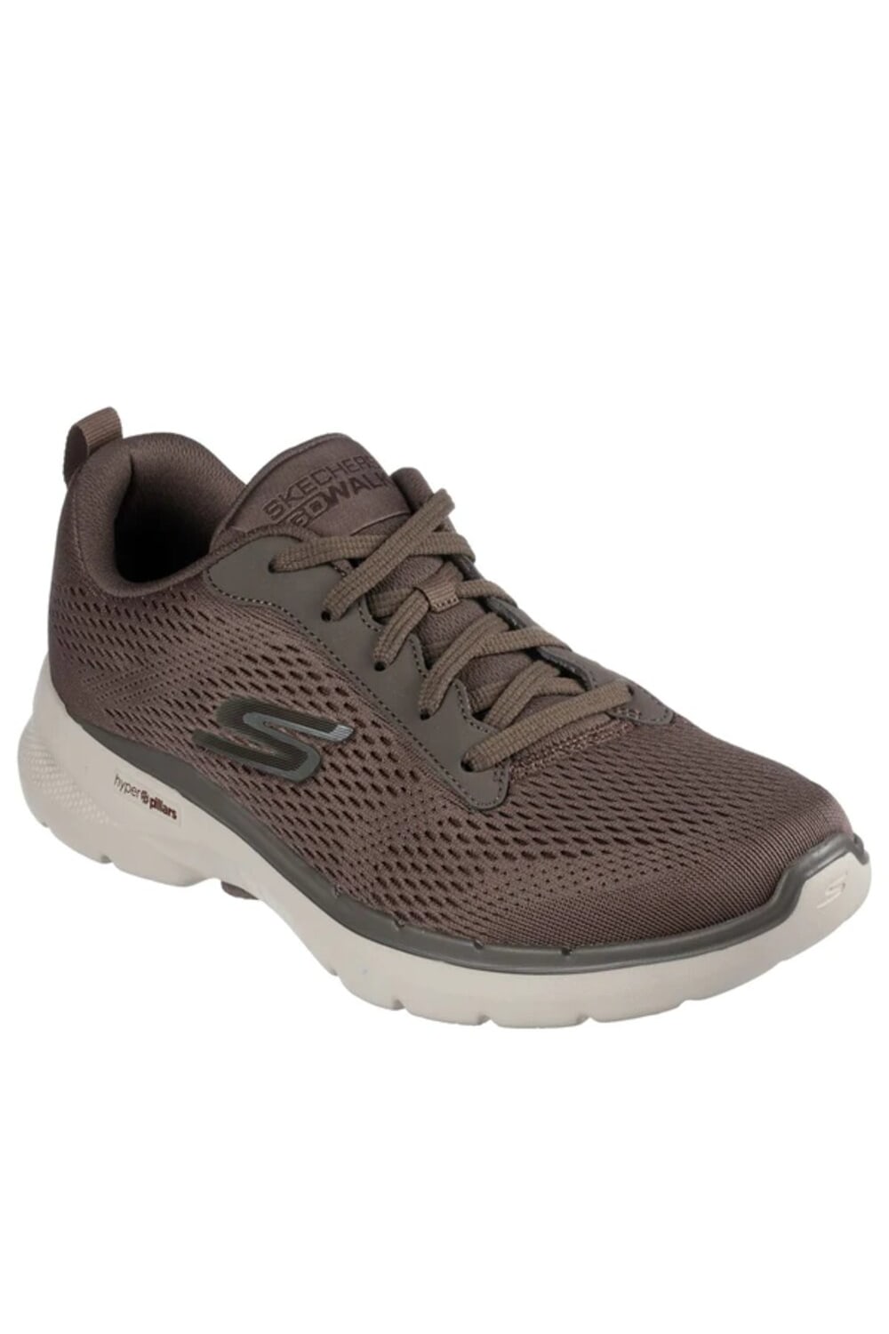 Mens Go Walk 6 Avalo Sneakers - Taupe
