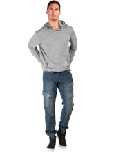 Load image into Gallery viewer, Men&#39;s Premium Knit Denim Jogger Jeans Tainted Indigo with Cargo Pockets