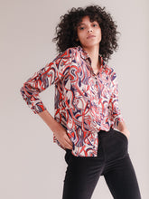 Load image into Gallery viewer, Sophie Printed Silk Blouse