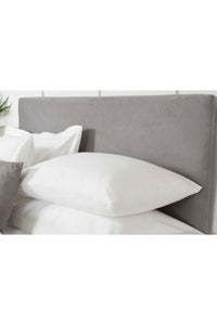 Faux Suede Headboard Cover Charcoal - King/UK - Superking