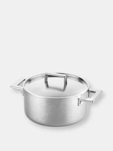 Load image into Gallery viewer, Casserole 2 Hand. With Lid Cm.24 Att.Pewter