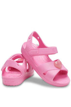 Load image into Gallery viewer, Crocs Girls Cross Strap Sandal (Pink)