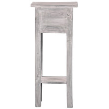 Load image into Gallery viewer, Shabby Chic Cottage 11.8 in. Solid Wood End Table with 1 Drawer
