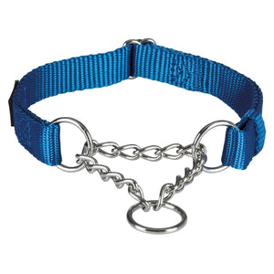 Trixie Premium Choke Dog Collar (Royal Blue) (M, L)