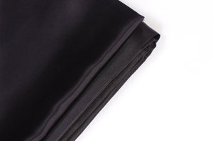 Black 100% Silk Bed Sheet