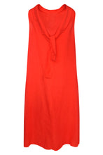 Load image into Gallery viewer, Midi Length Back Tie Linen Dress
